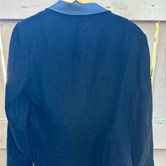 Gorgeous Black Velvet Blazer Sz 16 - EUC - Picture 10 of 13